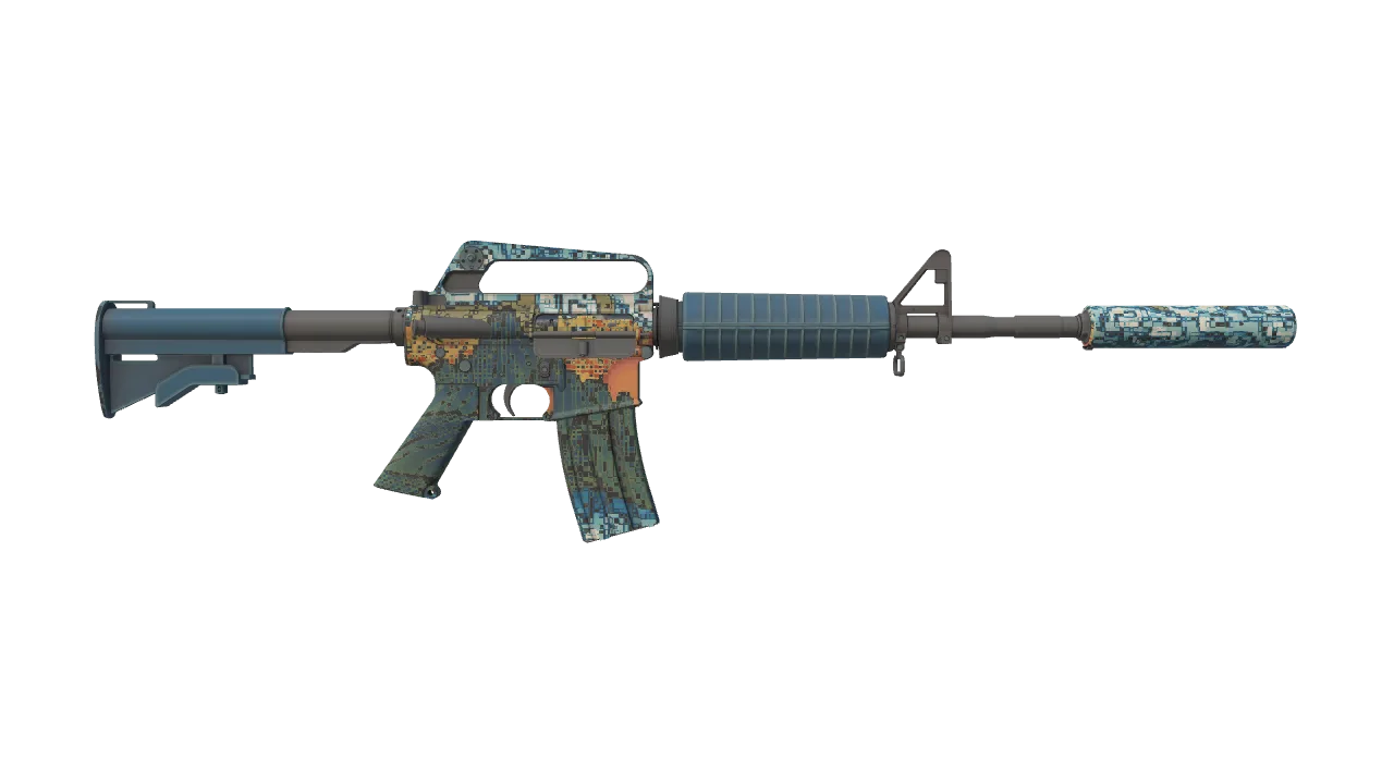 M4A1-S | Solitude seed #264, back
