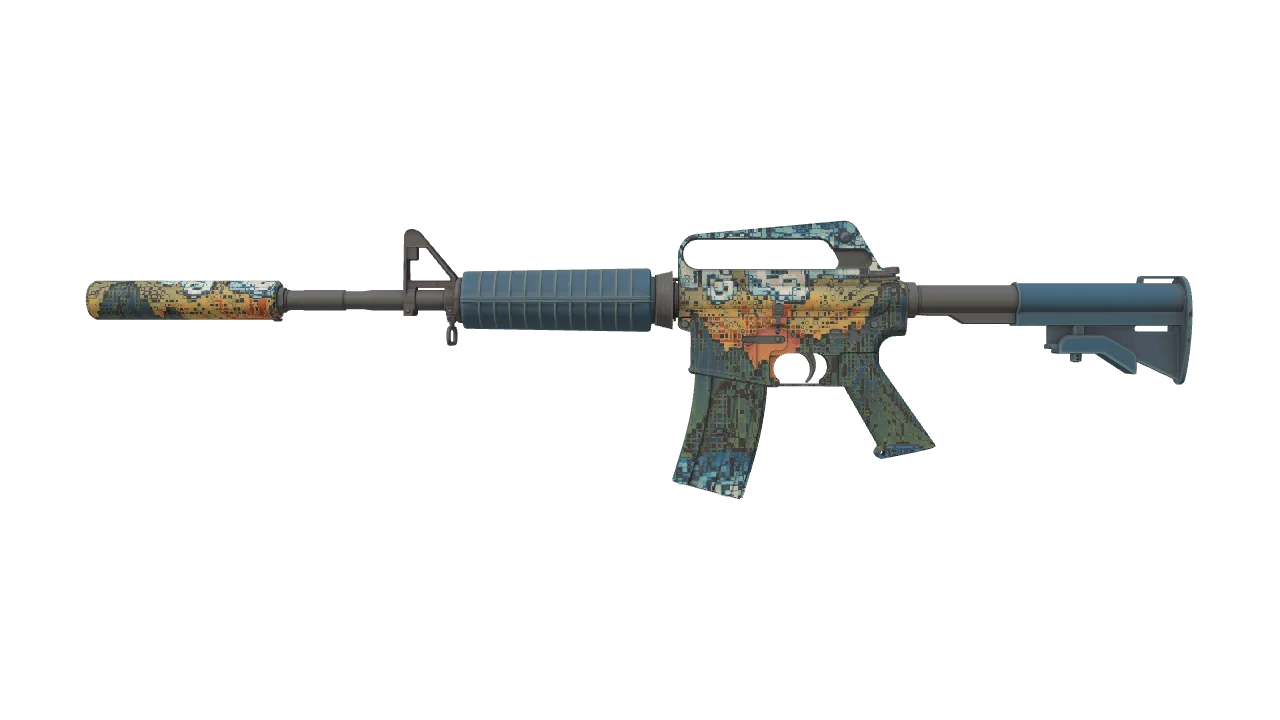 M4A1-S | Solitude seed #264, front