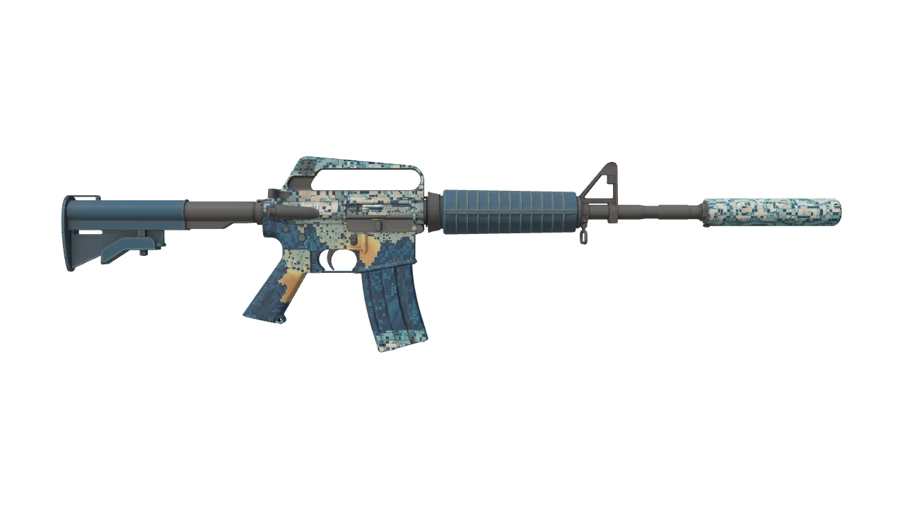 M4A1-S | Solitude seed #267, back