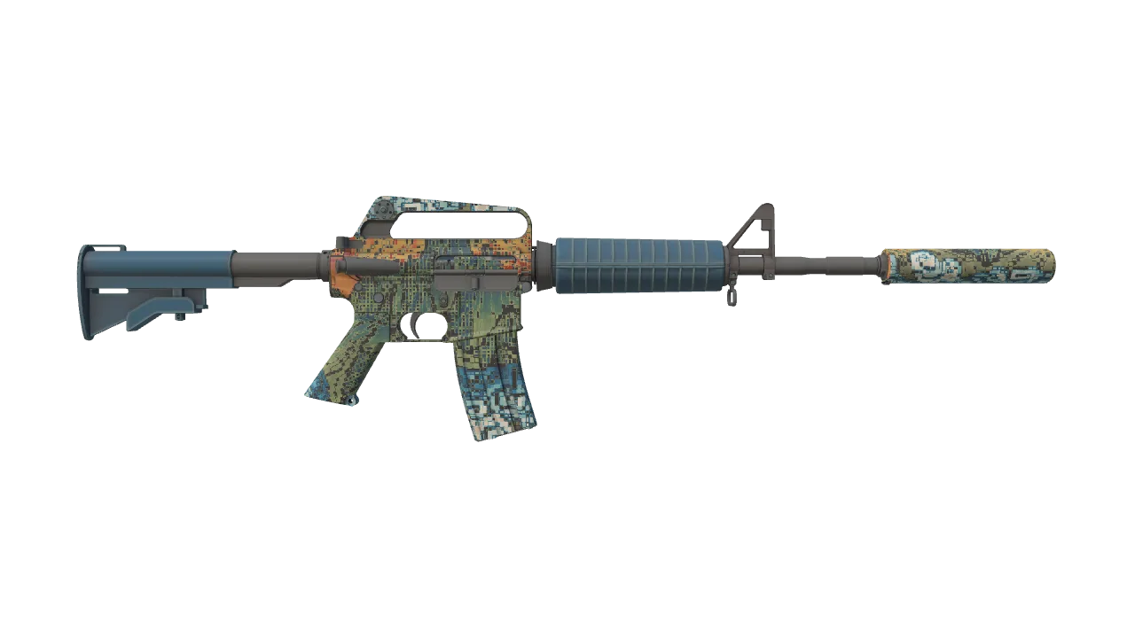M4A1-S | Solitude seed #269, back