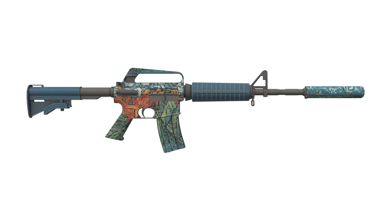 M4A1-S | Solitude seed #27, back