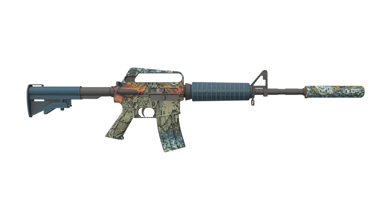 M4A1-S | Solitude seed #276, back