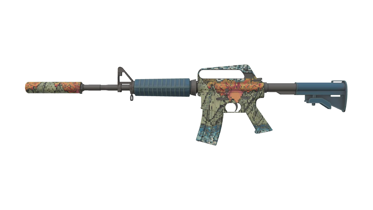 M4A1-S | Solitude seed #276, front