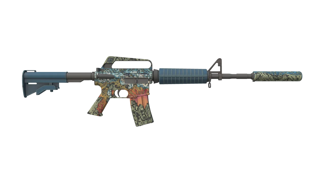M4A1-S | Solitude seed #277, back