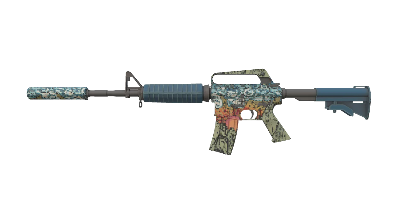 M4A1-S | Solitude seed #277, front