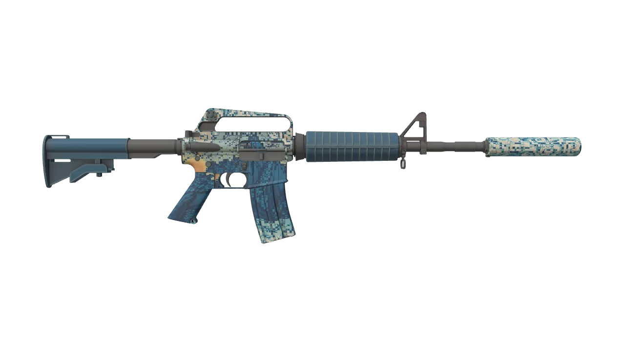 M4A1-S | Solitude seed #279, back
