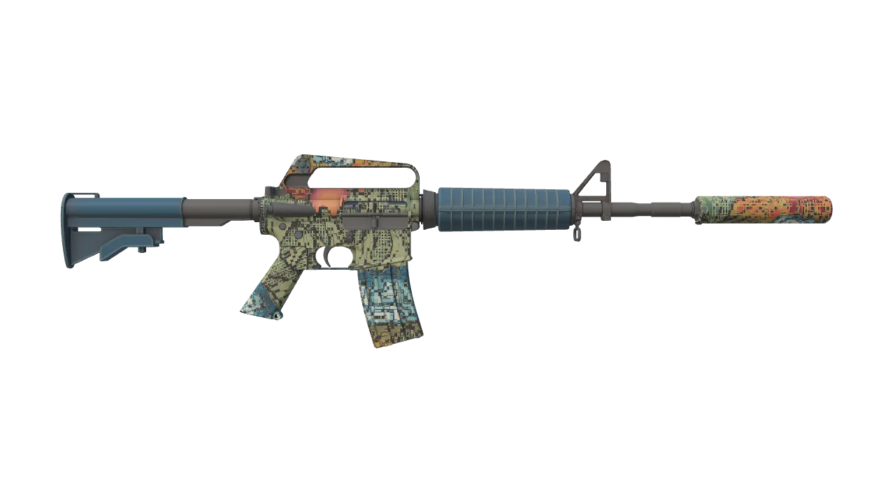 M4A1-S | Solitude seed #28, back