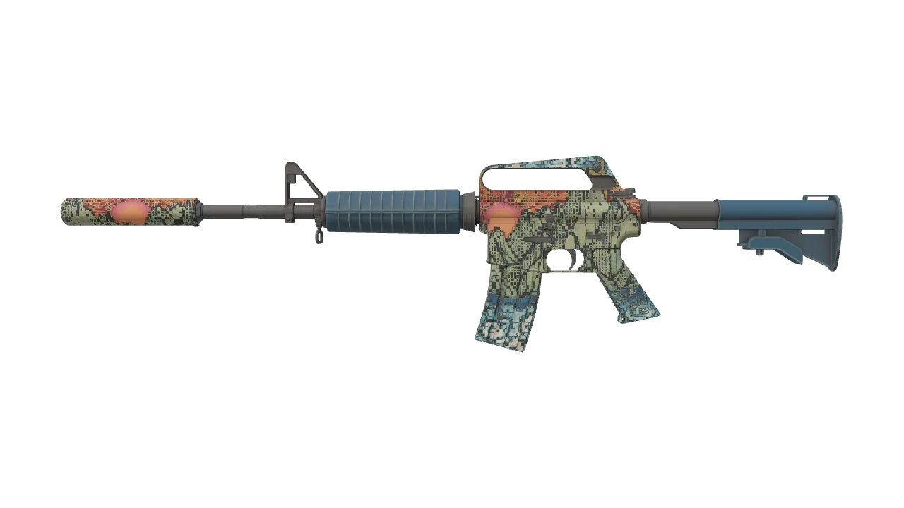 M4A1-S | Solitude seed #281, front