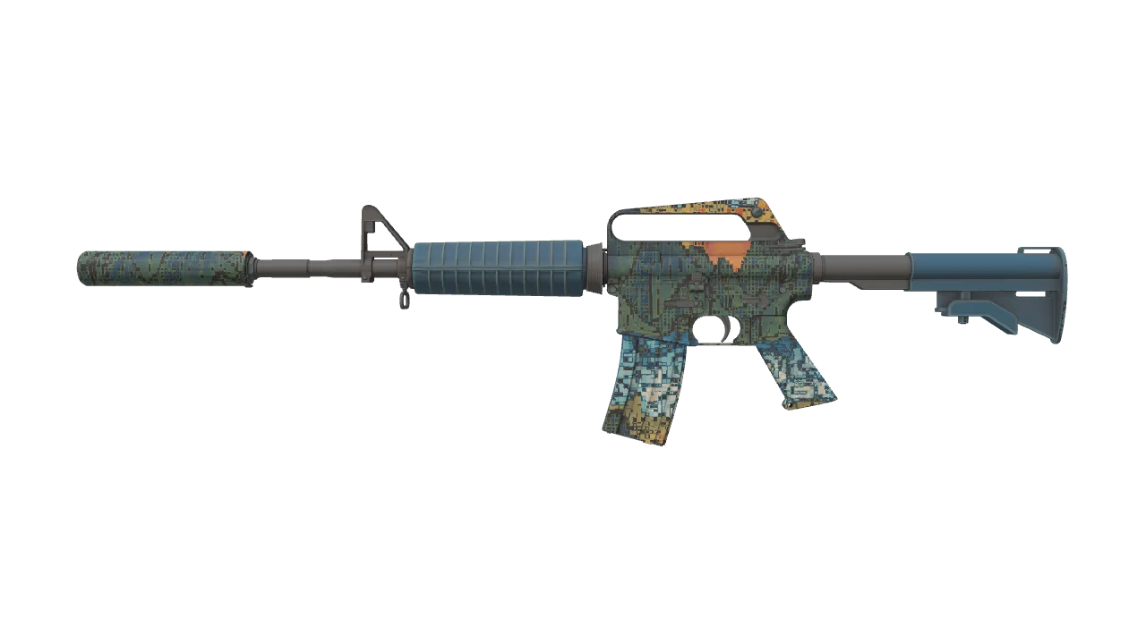 M4A1-S | Solitude seed #282, front