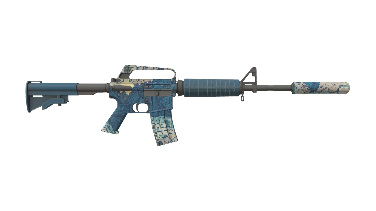 M4A1-S | Solitude seed #284, back