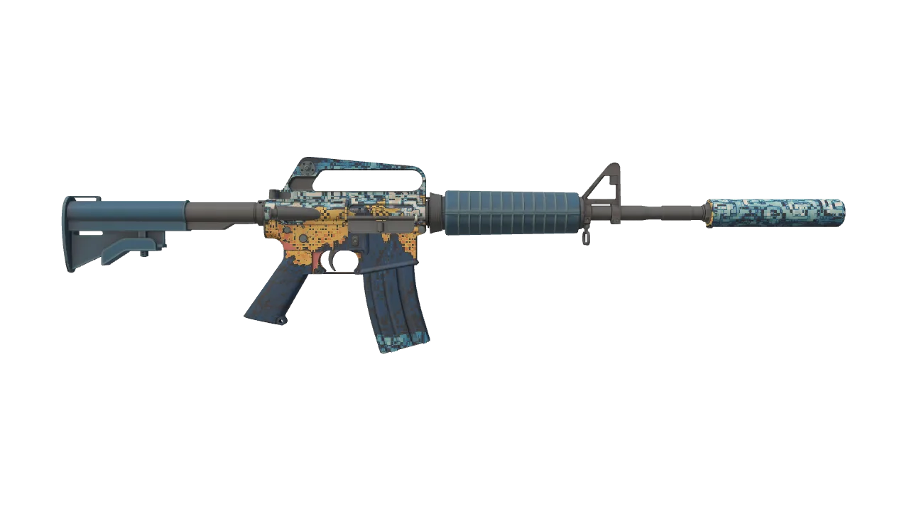 M4A1-S | Solitude seed #286, back