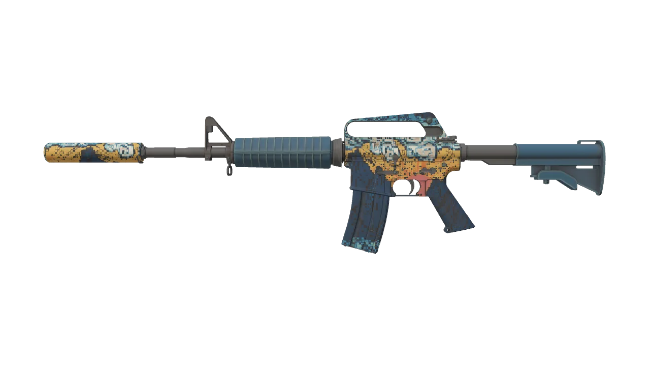 M4A1-S | Solitude seed #286, front