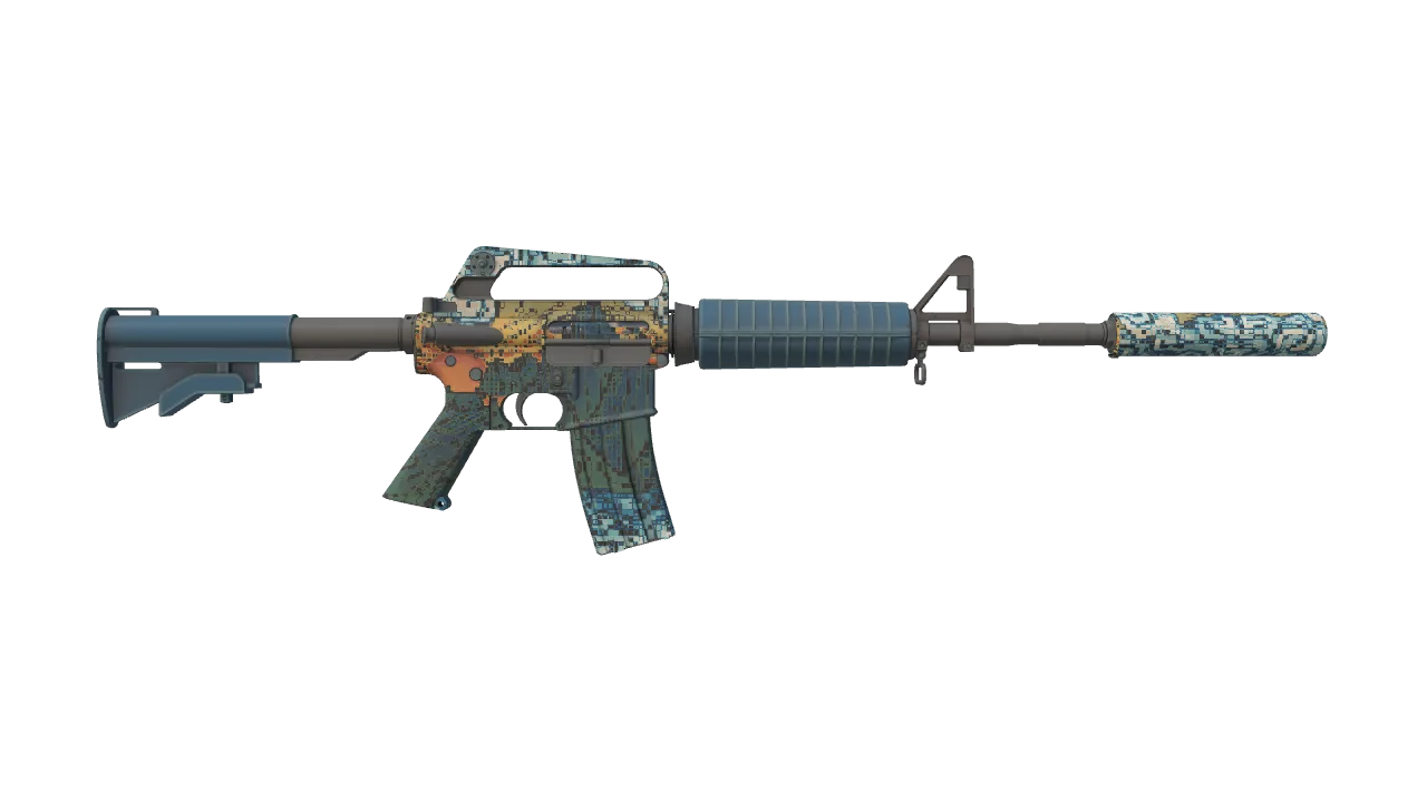 M4A1-S | Solitude seed #289, back