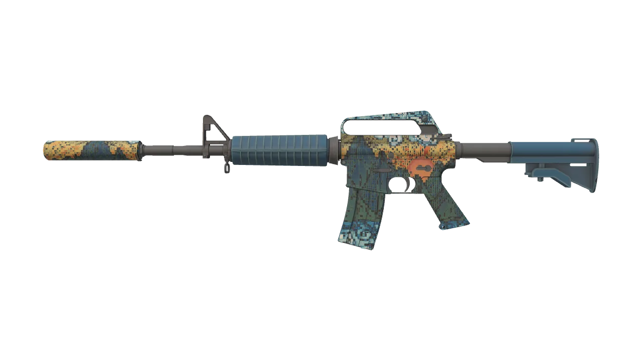 M4A1-S | Solitude seed #289, front