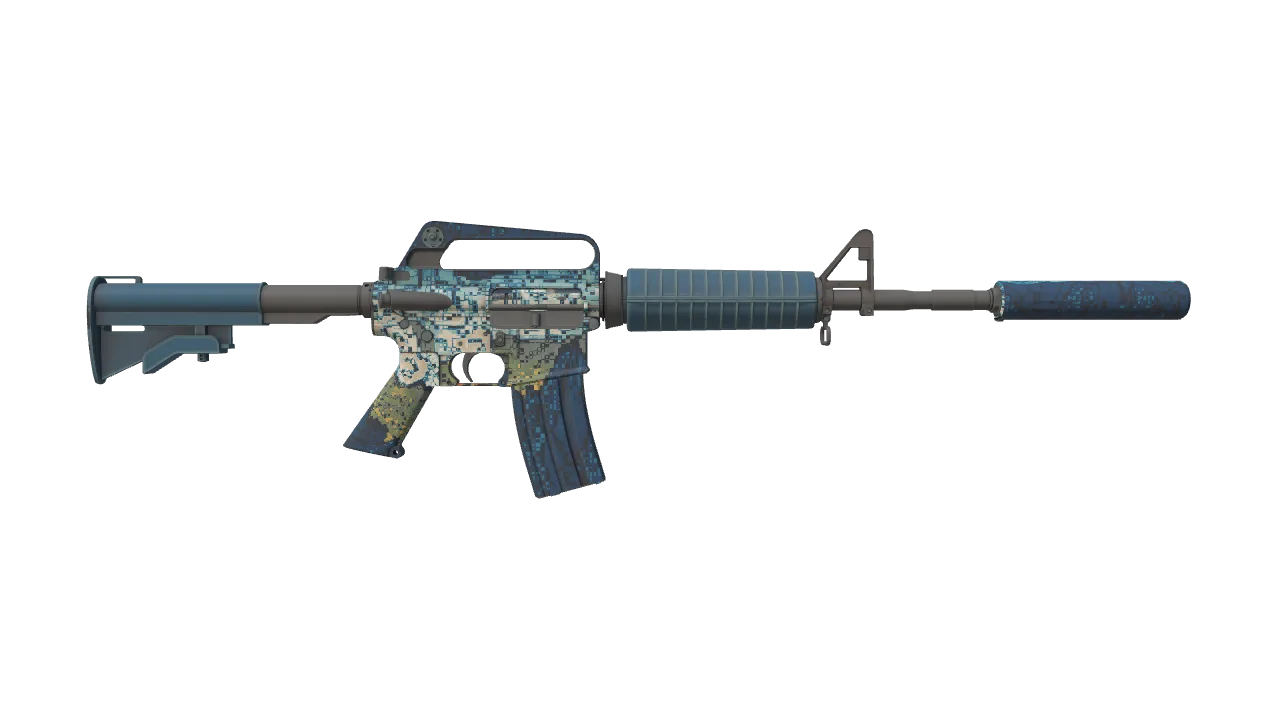 M4A1-S | Solitude seed #293, back