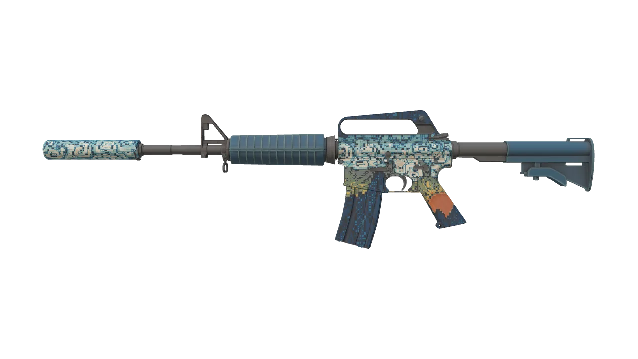 M4A1-S | Solitude seed #293, front