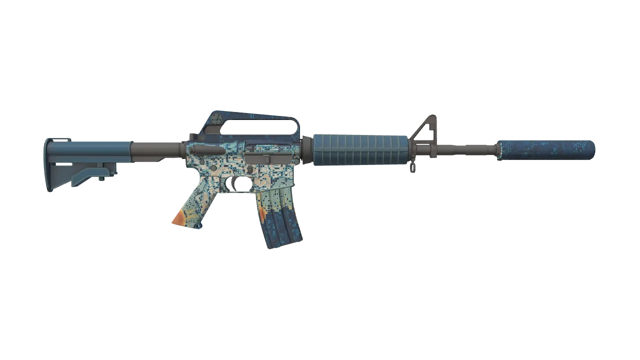 M4A1-S | Solitude seed #295, back