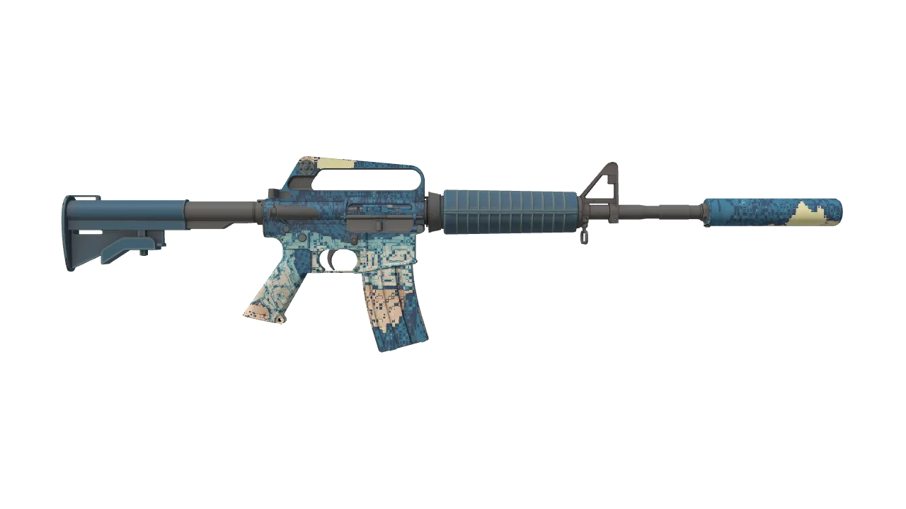 M4A1-S | Solitude seed #297, back