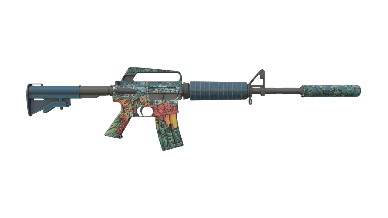 M4A1-S | Solitude seed #298, back