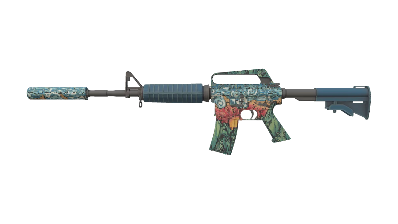 M4A1-S | Solitude seed #298, front