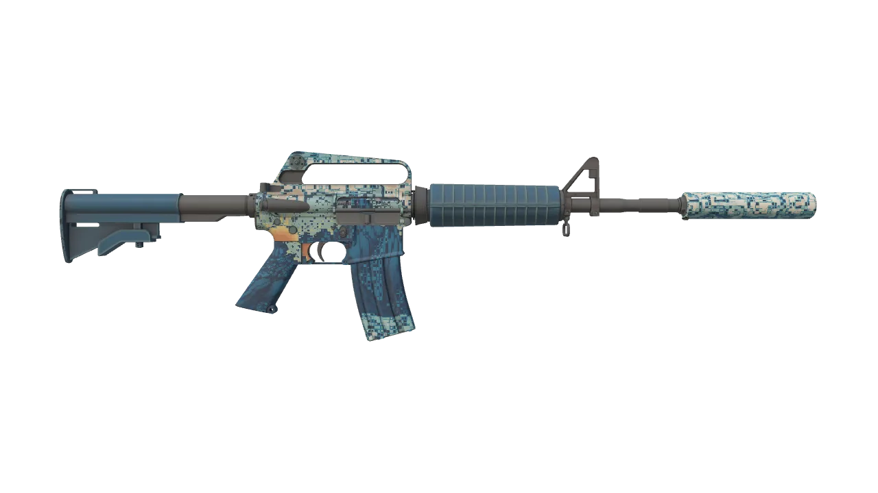 M4A1-S | Solitude seed #299, back