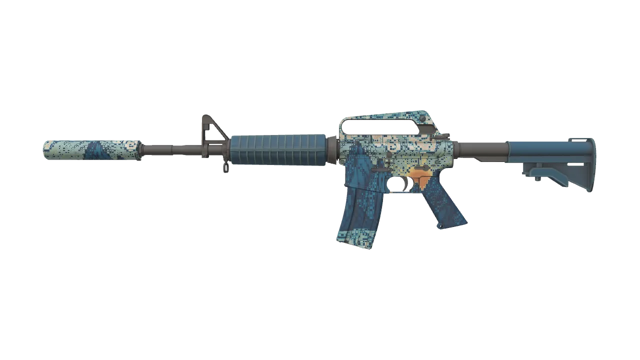 M4A1-S | Solitude seed #299, front