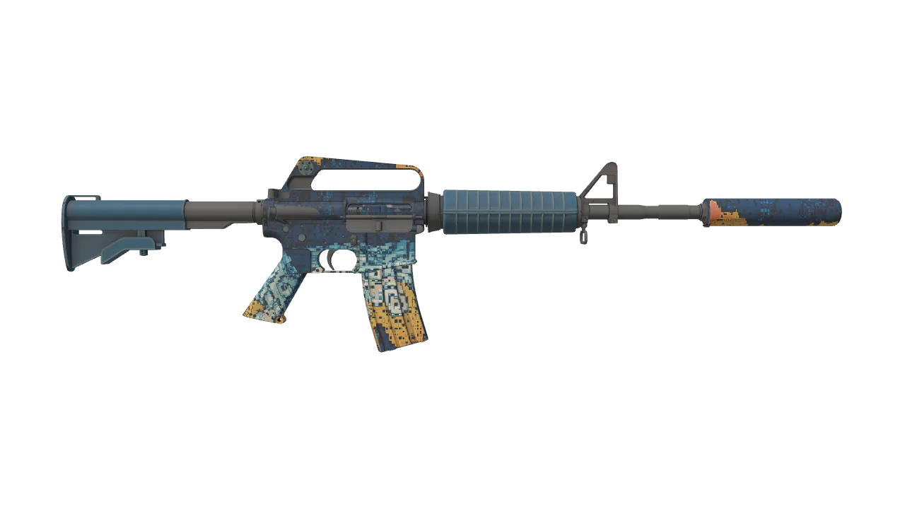 M4A1-S | Solitude seed #30, back