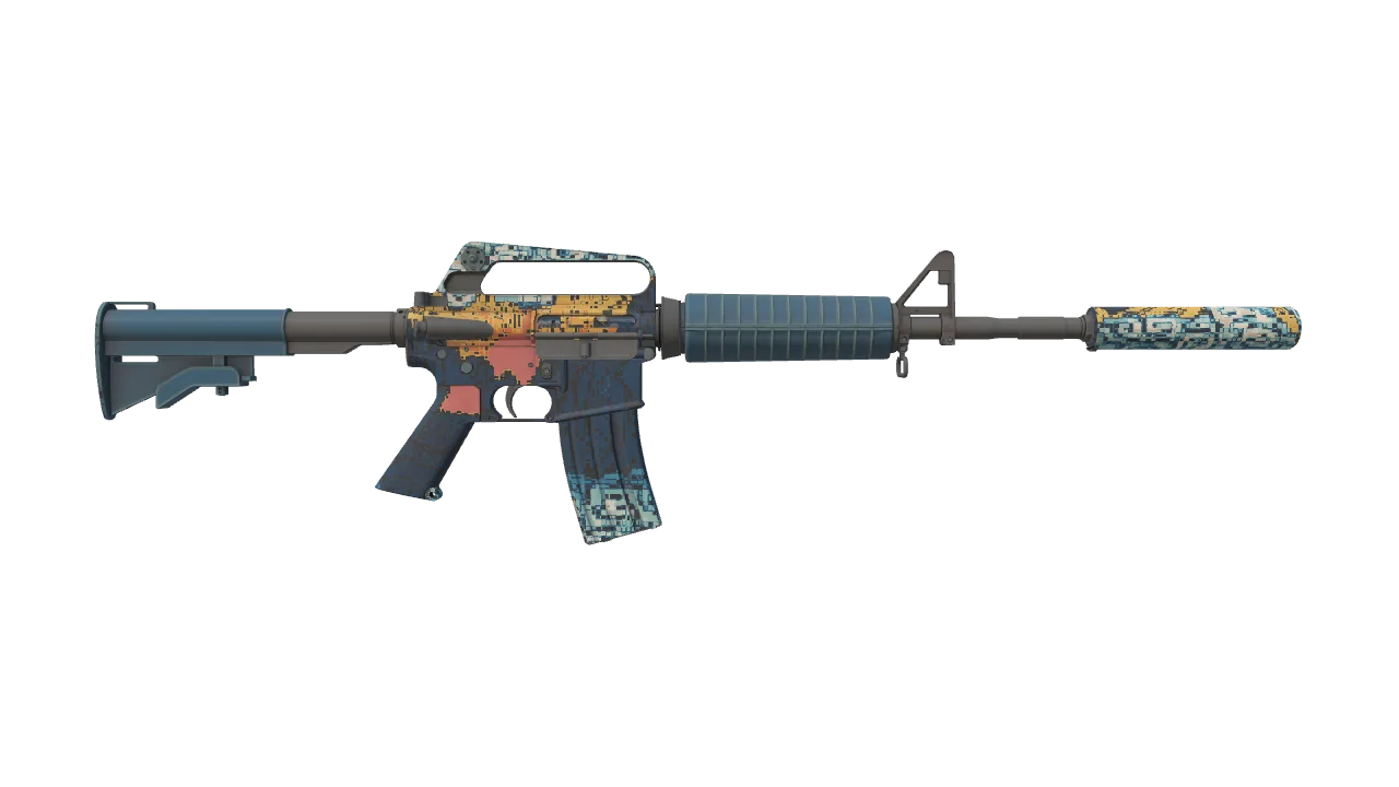 M4A1-S | Solitude seed #301, back