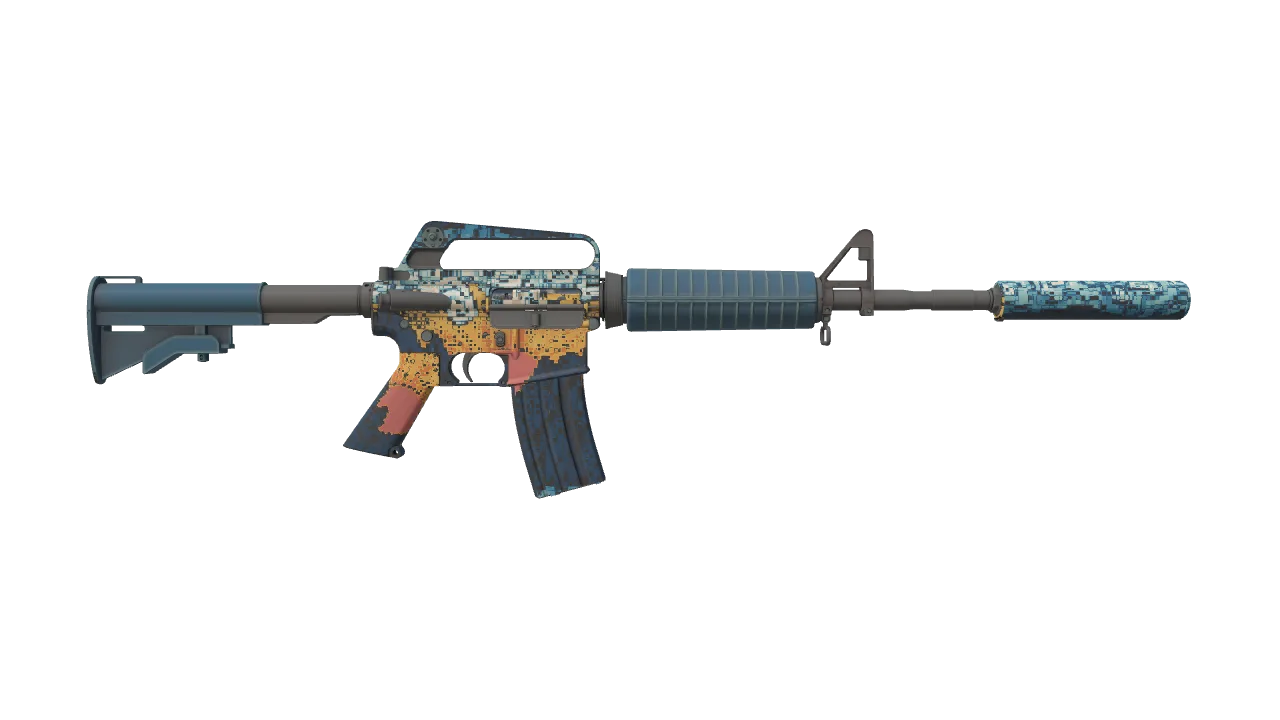M4A1-S | Solitude seed #302, back