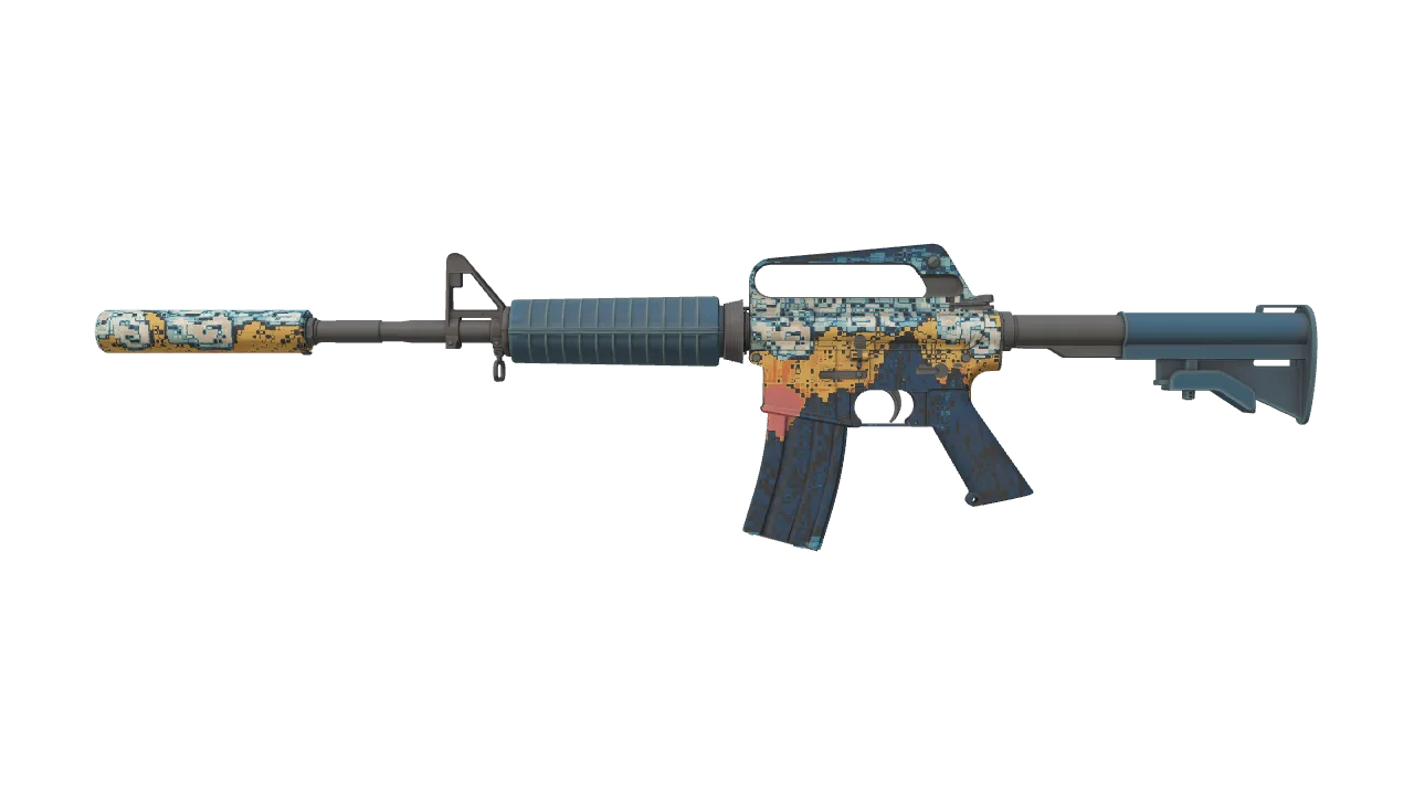 M4A1-S | Solitude seed #302, front