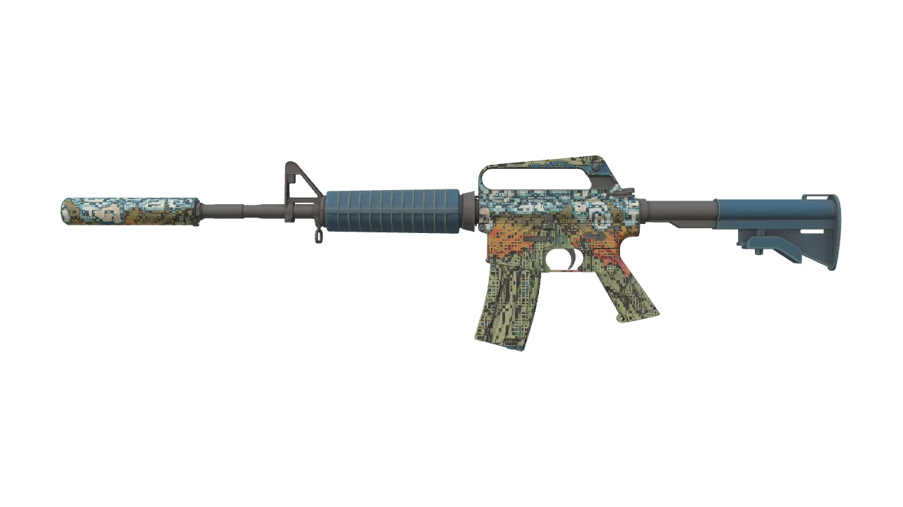 M4A1-S | Solitude seed #303, front