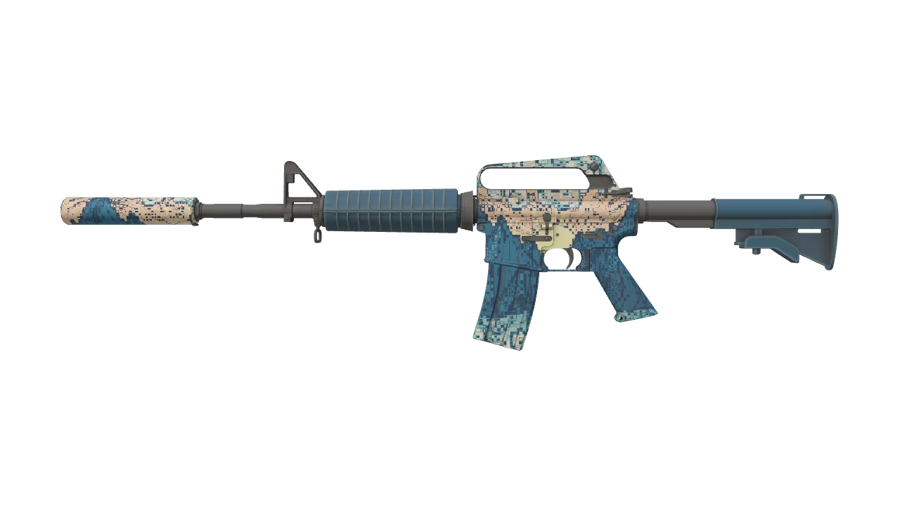 M4A1-S | Solitude seed #308, front