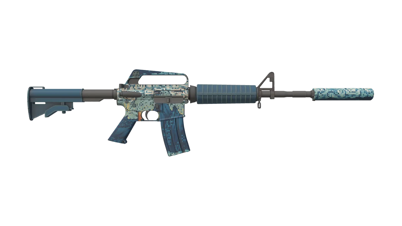 M4A1-S | Solitude seed #309, back