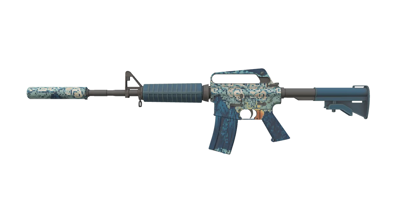 M4A1-S | Solitude seed #309, front