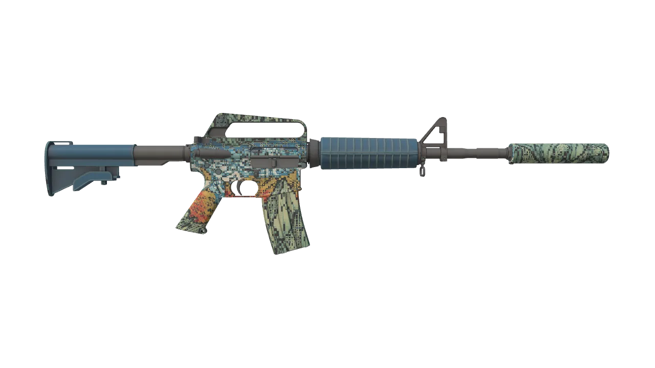 M4A1-S | Solitude seed #314, back