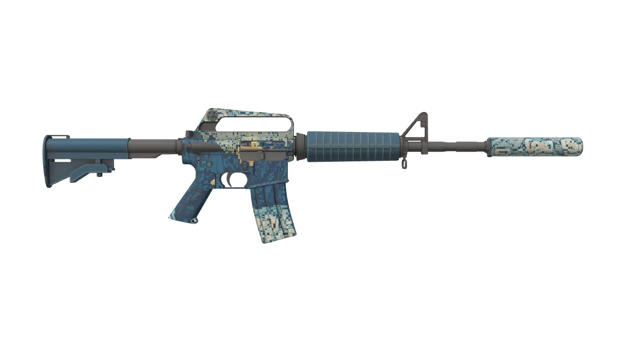 M4A1-S | Solitude seed #315, back