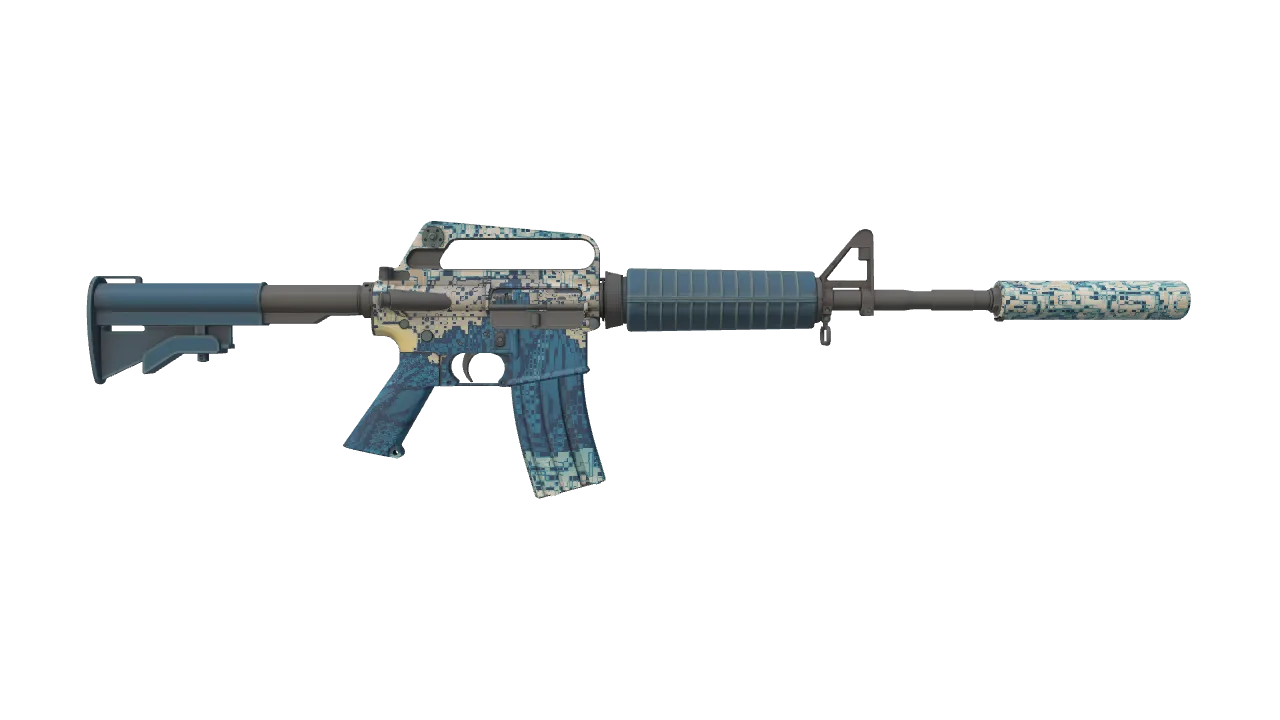 M4A1-S | Solitude seed #316, back