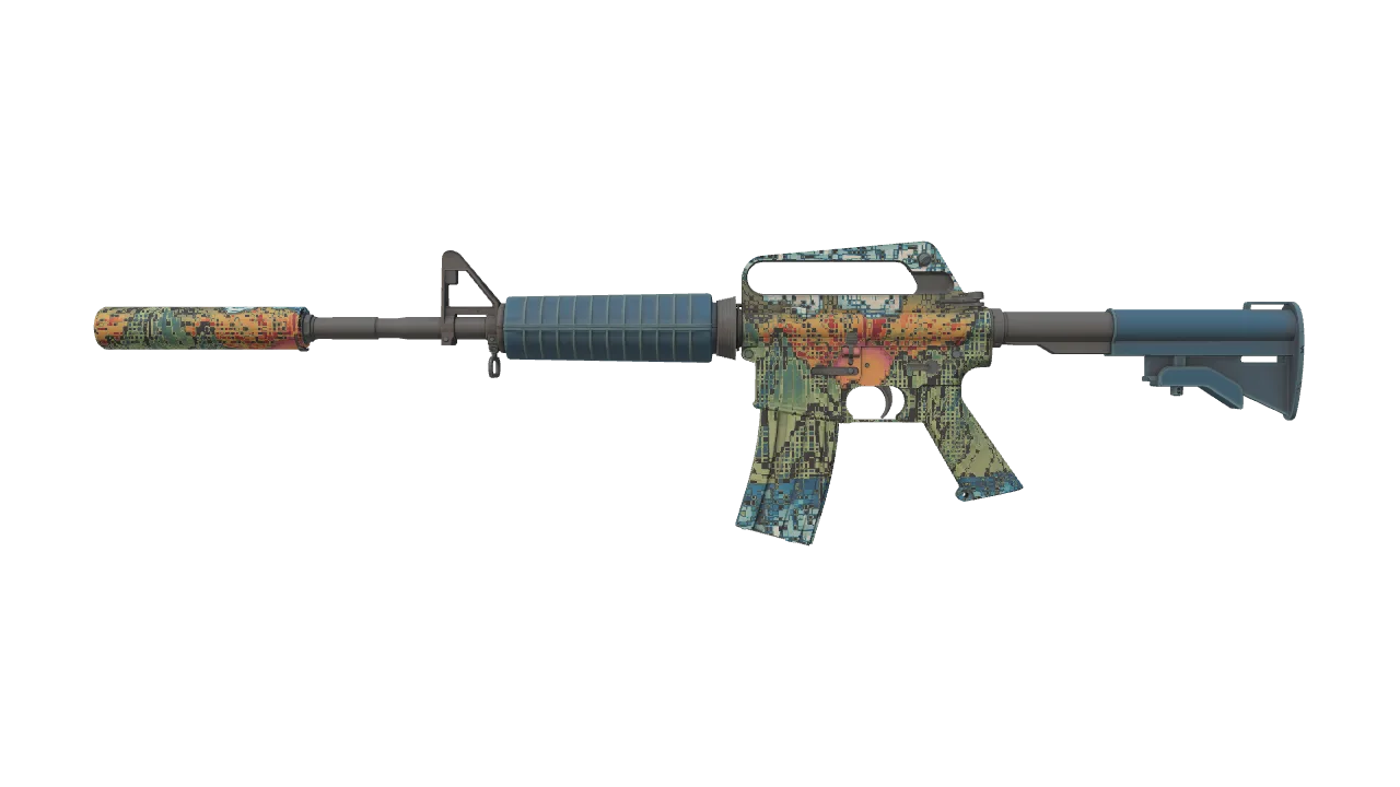 M4A1-S | Solitude seed #318, front