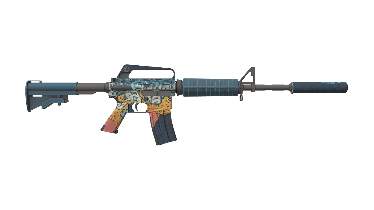 M4A1-S | Solitude seed #32, back