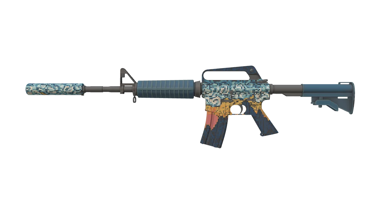 M4A1-S | Solitude seed #32, front