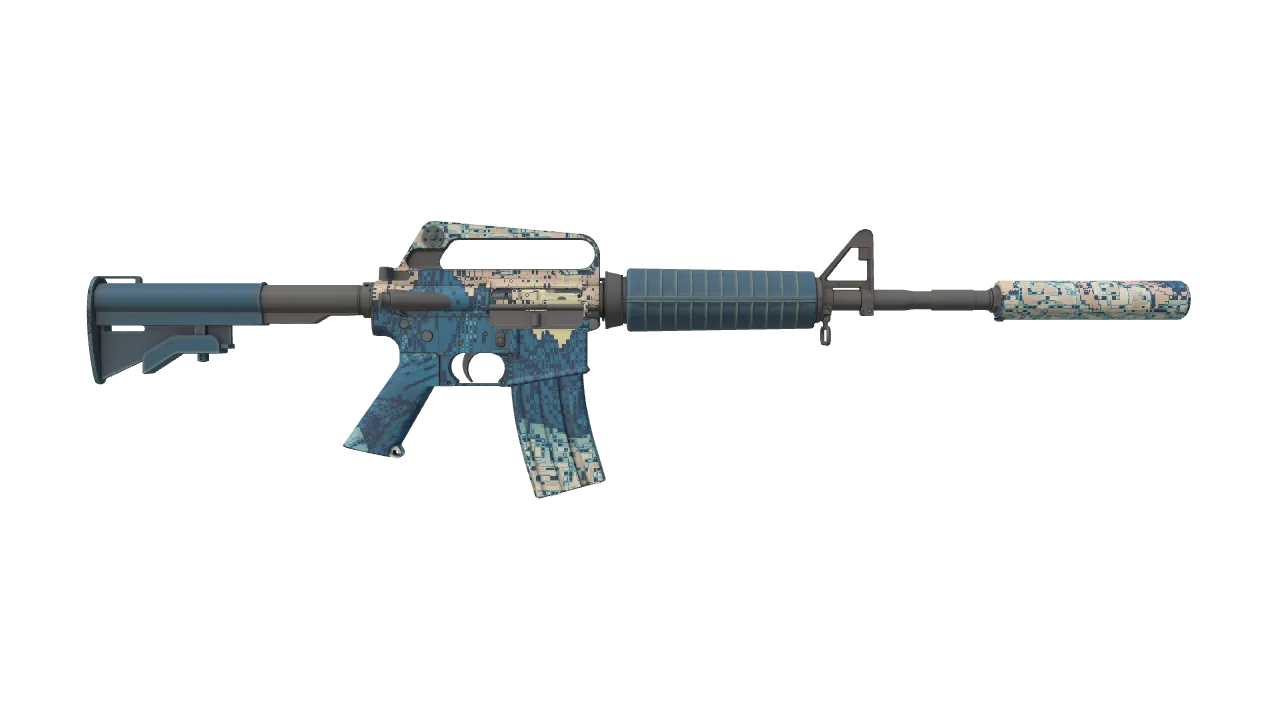 M4A1-S | Solitude seed #321, back
