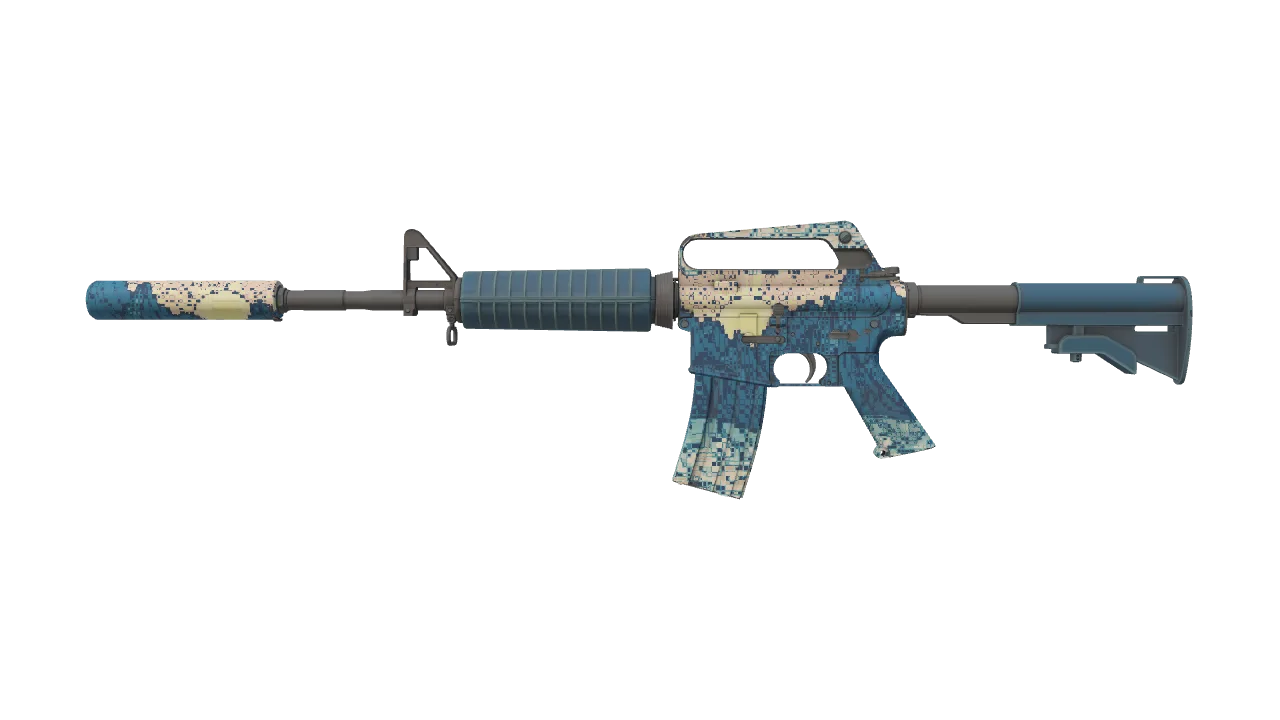 M4A1-S | Solitude seed #321, front