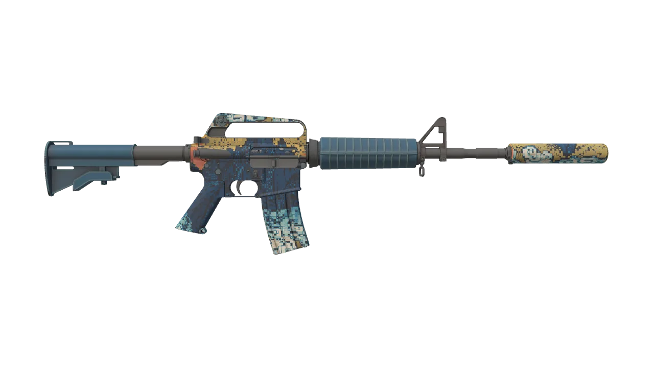 M4A1-S | Solitude seed #322, back