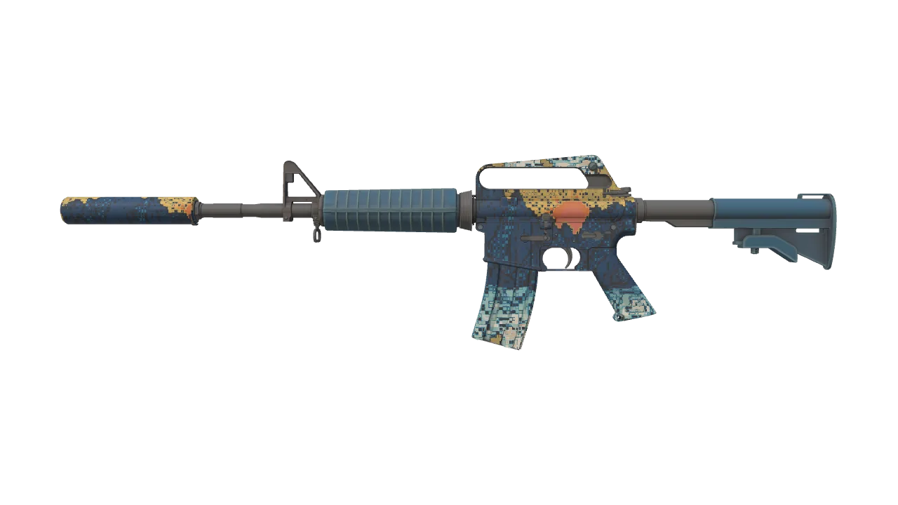 M4A1-S | Solitude seed #322, front