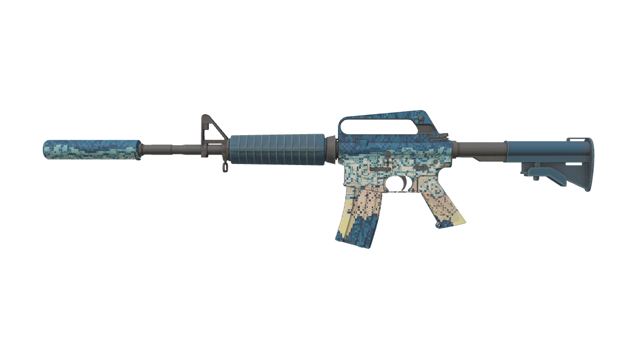 M4A1-S | Solitude seed #324, front