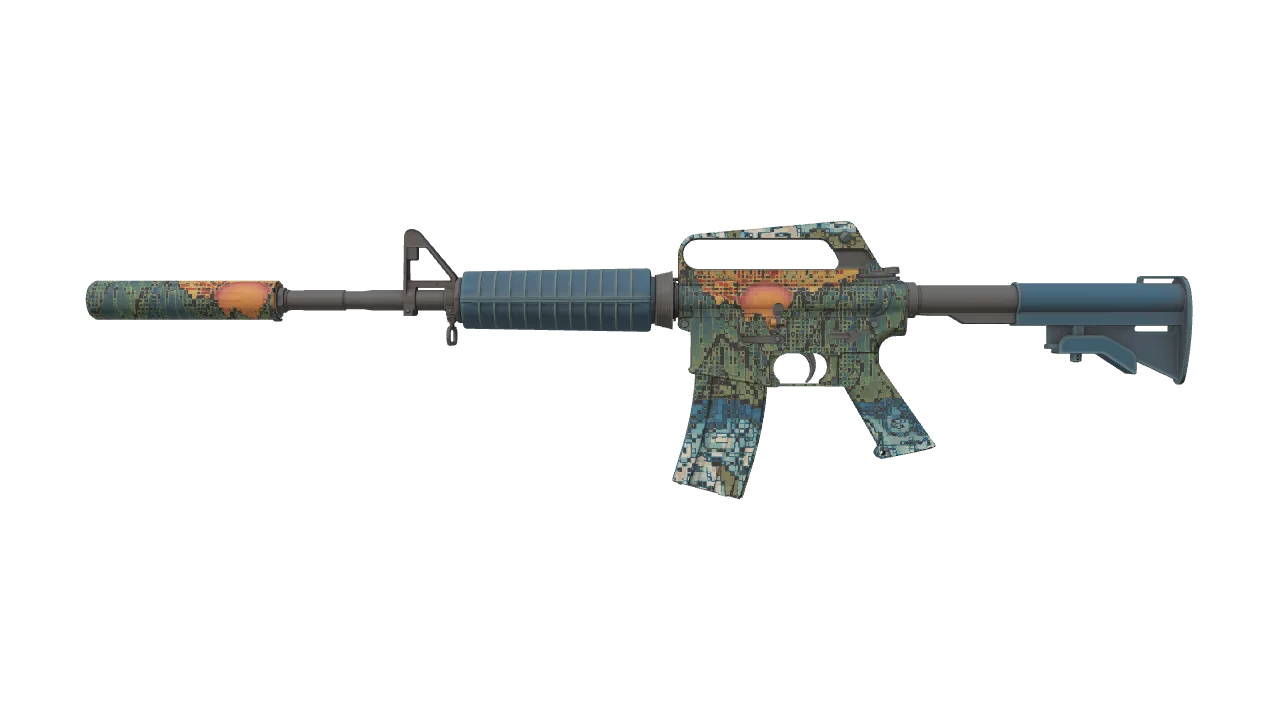 M4A1-S | Solitude seed #325, front
