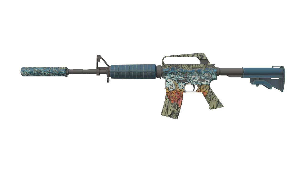M4A1-S | Solitude seed #329, front