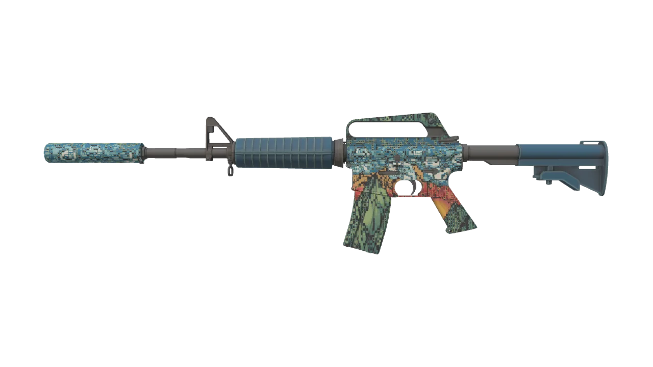 M4A1-S | Solitude seed #331, front
