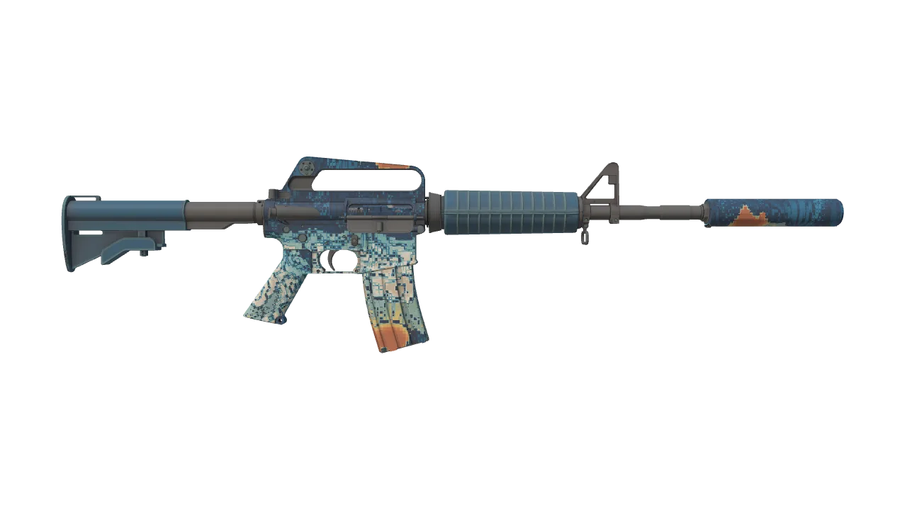 M4A1-S | Solitude seed #333, back