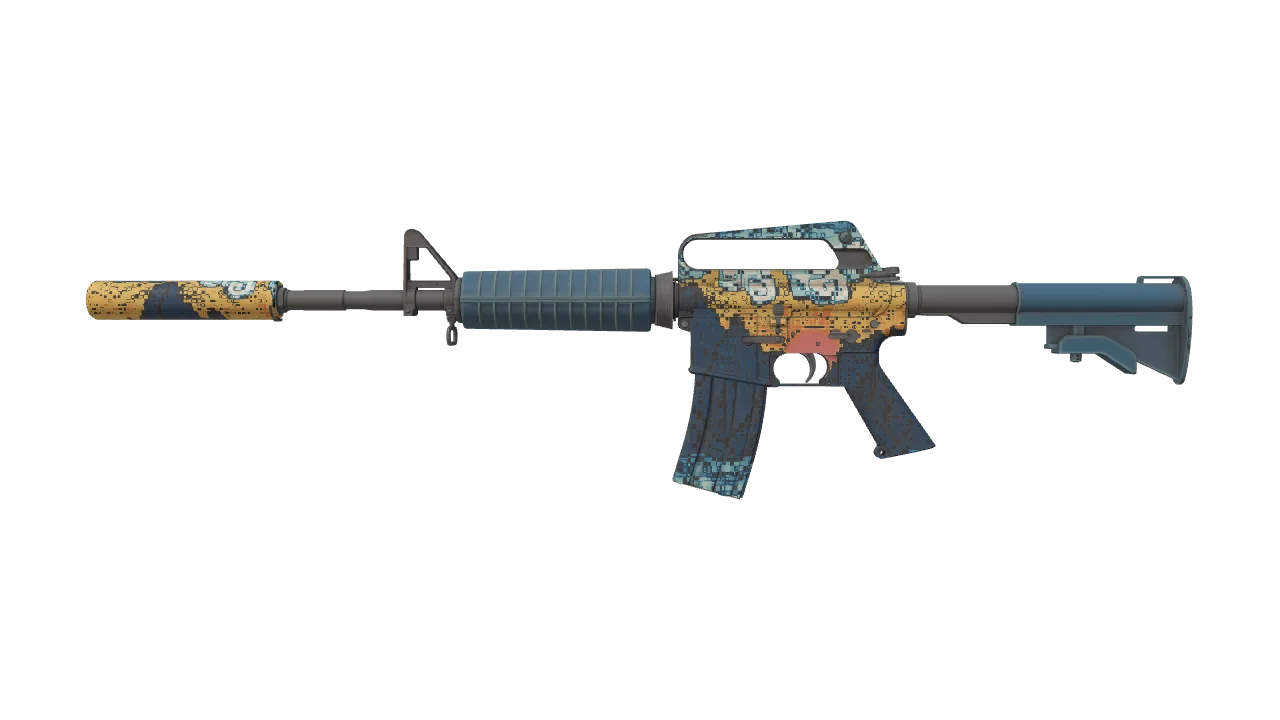 M4A1-S | Solitude seed #334, front